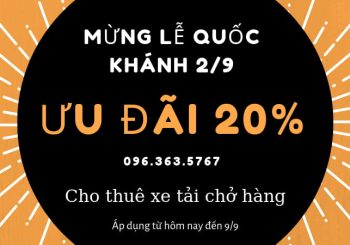 Dịch vụ cho thuê xe tải tại phố Hoàng Ngọc Phách