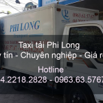 Dịch vụ taxi tải chuyên nghiệp tại phố Đại La