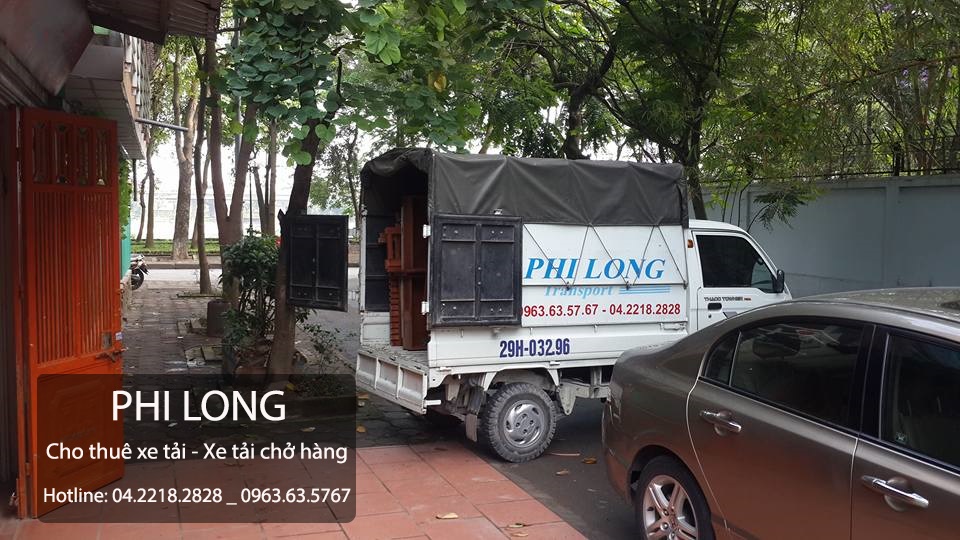 Taxi tải chuyển nhà Phi Long tại phố Pháo Đài Láng