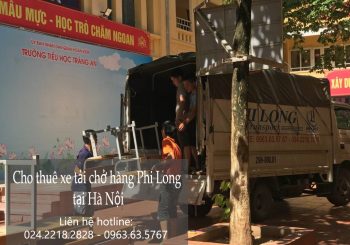 Cho thuê xe tải giá rẻ tại phố Nguyễn Hữu Huân.