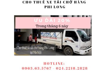 Dịch vụ cho thuê xe tải giá rẻ Phi Long tại phố Cầu Am