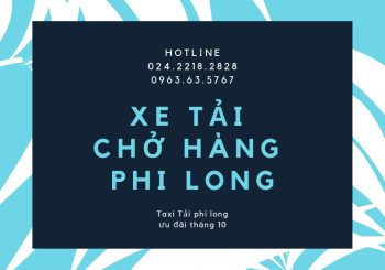Dịch vụ cho thuê xe tải Phi Long tại phố Kim Giang