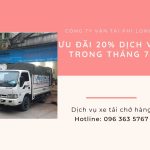Dịch vụ cho thuê xe tải Phi Long tại xã Tân Minh